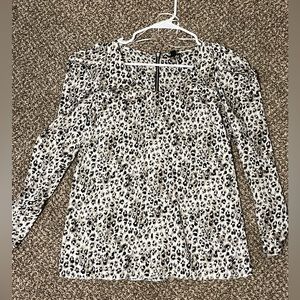 Ann Taylor animal print blouse